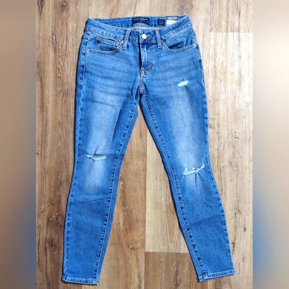$89.50 NWT - LUCKY BRAND - Women's Lolita Skinny Washed Distressed Size 2 / 24